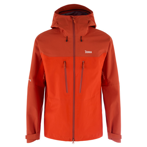 ROC NOIR JACKET M Herren - Hardshelljacke-WARM ORANGE-BRICK RED