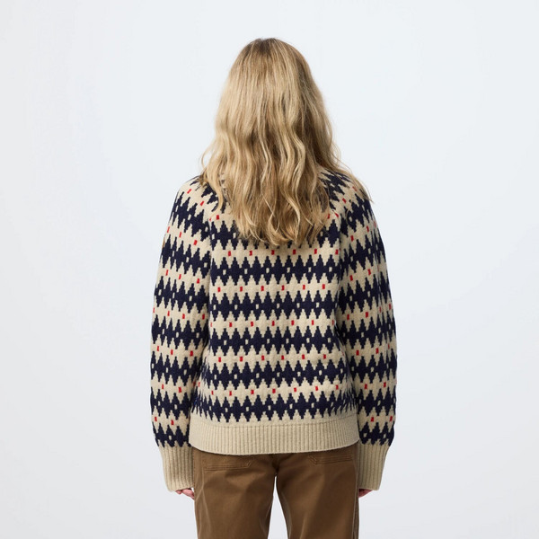 Fjällräven ÖVIK JACQUARD KNIT W Damen - Wollpullover Ansicht 4
