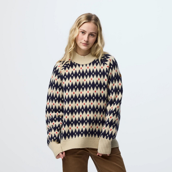 Fjällräven ÖVIK JACQUARD KNIT W Damen - Wollpullover Ansicht 3