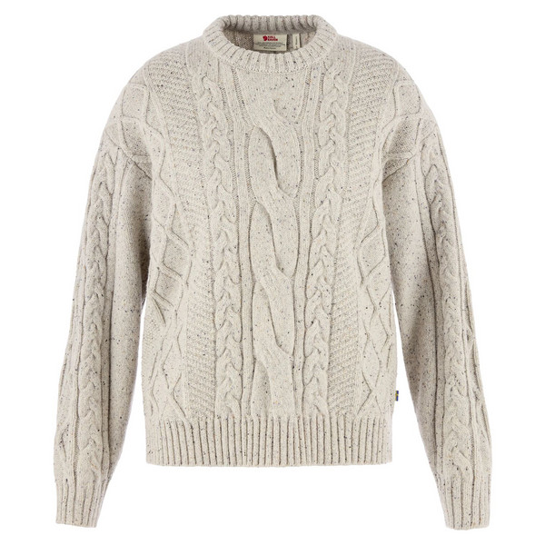 ÖVIK CABLE KNIT W Damen - Strickpullover-CHALK WHITE
