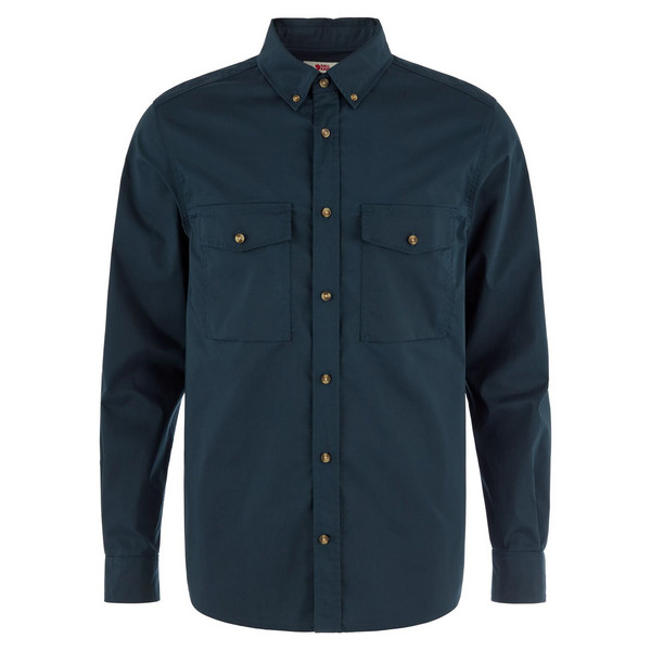ÖVIK G-1000 SHIRT LS M Herren - Outdoor Hemd-DARK NAVY