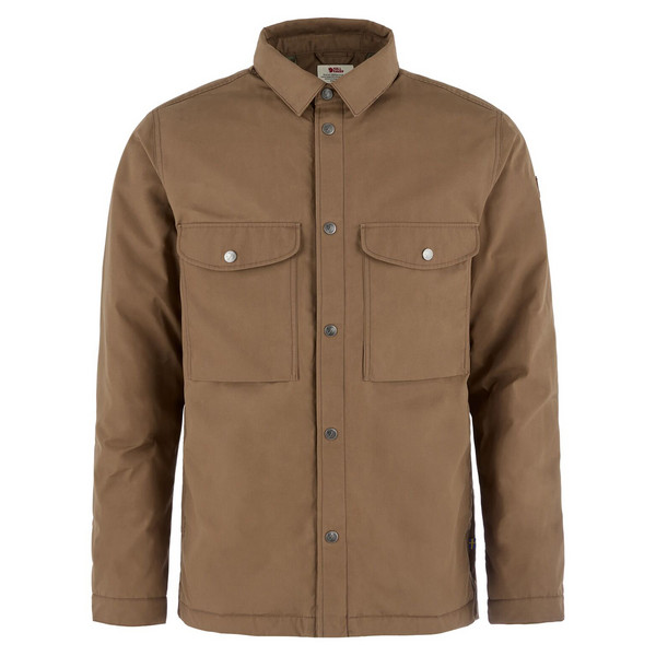 ÖVIK DOWN SHIRT JACKET M Herren - Daunenjacke-WOOD BROWN