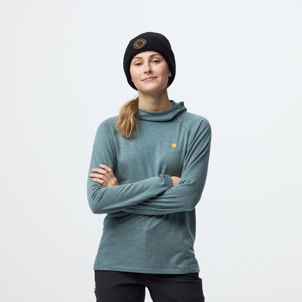 Fjällräven BERGTAGEN MIDLAYER HOODIE W Damen - Funktionsshirt Ansicht 4