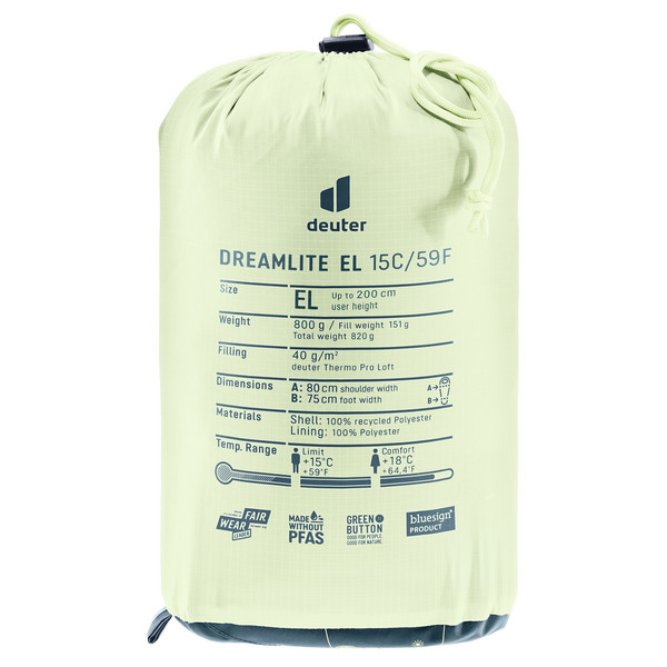 Deuter DREAMLITE EL 15C/59F - Kunstfaserschlafsack Ansicht 4