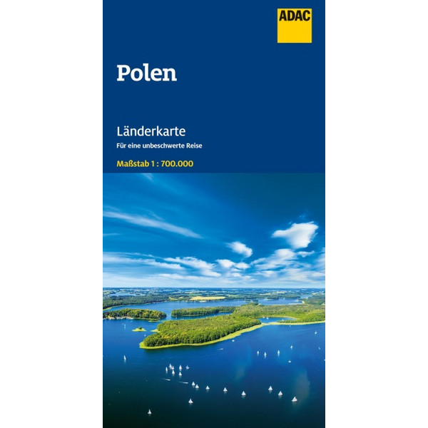 LÄNDERKARTE POLEN 1:700.000 - Straßenkarte