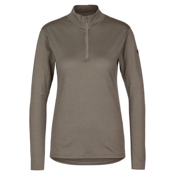 BREEZE MERINO 150 ZIP NECK WMN Damen - Langarmshirt-FALCON