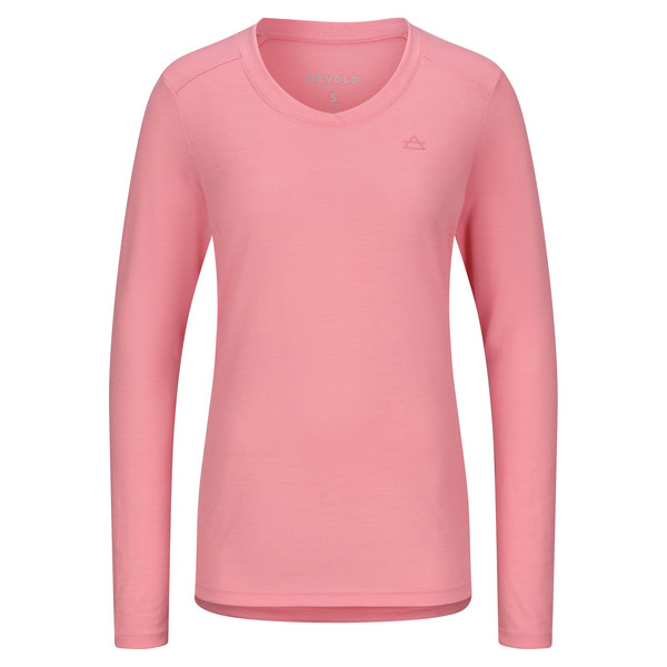 PREMIUM LS WMN Damen - Langarmshirt-APRICOT