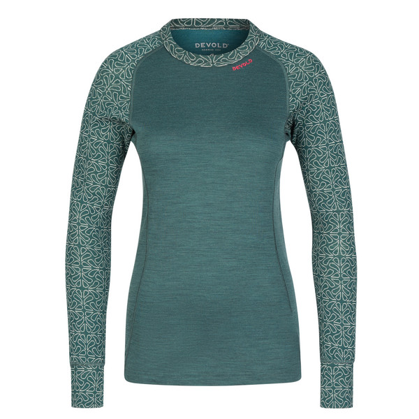 DUO ACTIVE MERINO 205 SHIRT WMN Damen - Baselayer-WOODS