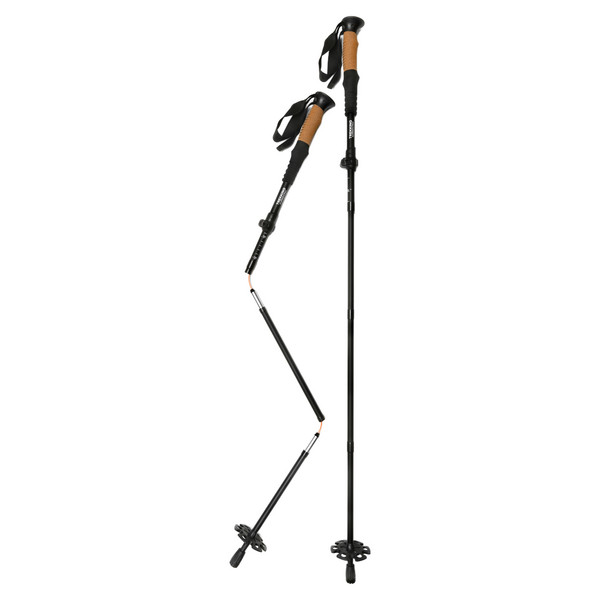 TREKKING ALUMINIUM Z-FOLD BLACK - Trekkingstöcke
