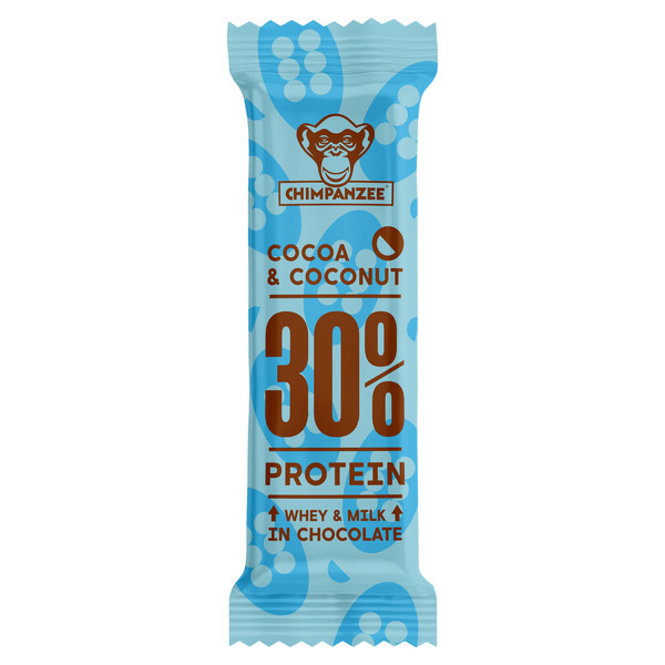 Chimpanzee HIGH PROTEIN BAR 30% COCOA & COCONUT PACK - Energieriegel Ansicht 2