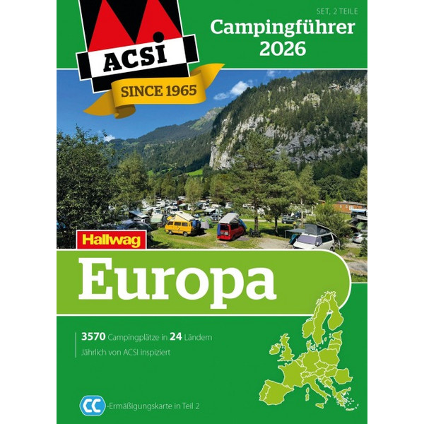 CAMPINGFÜHRER EUROPA 2026 - Reiseführer