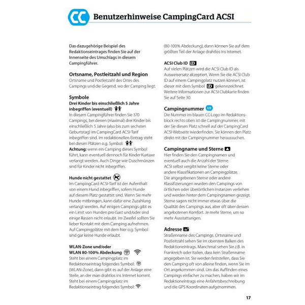 ACSI CAMPINGCARD & STELLPLATZFÜHRER 2026 Ansicht 2