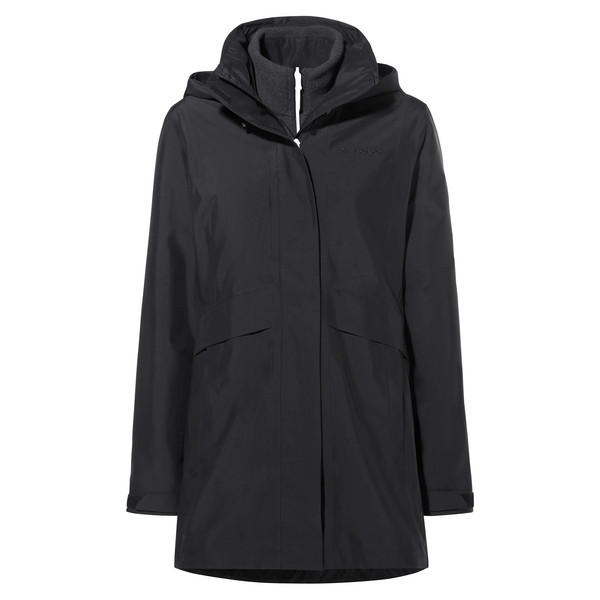 IDRIS 3IN1 PARKA IV Damen - Doppeljacke-BLACK