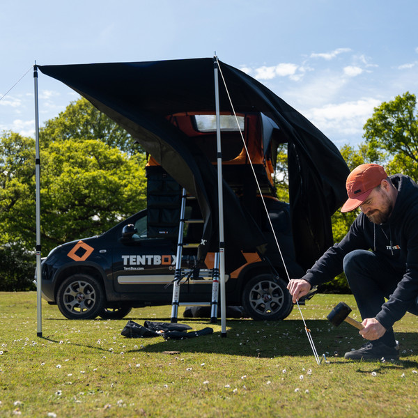 TentBox LITE TUNNELVORZELT - Dachzelt Ansicht 4