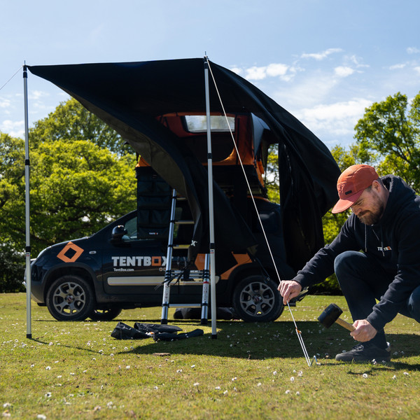 TentBox LITE XL TUNNELVORZELT - Dachzelt Ansicht 2