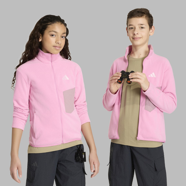Adidas K MT FZ FLEECE Kinder - Fleecejacke Ansicht 12