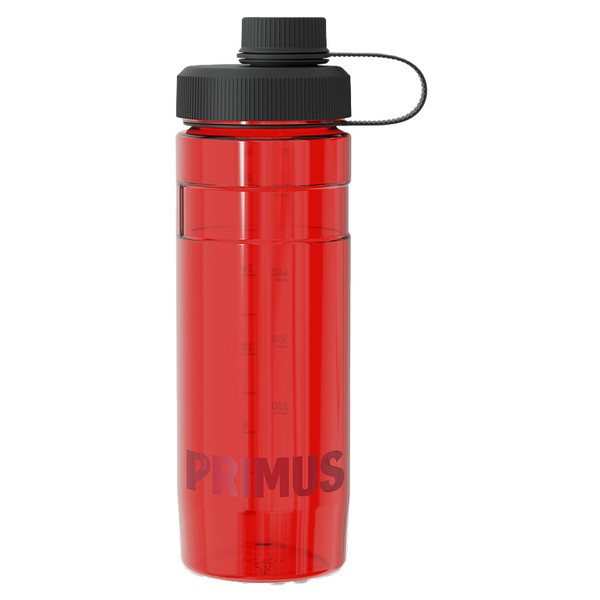 KVARTS TRITAN BOTTLE 0.6 L DRINK CAP RED - Trinkflasche