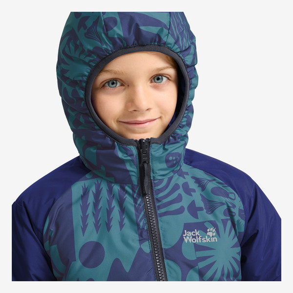 Jack Wolfskin ZENON TWIST HOODED JKT K Kinder - Winterjacke Ansicht 10