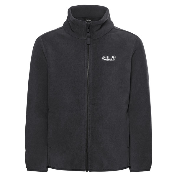 TAUNUS 200 FZ K Kinder - Fleecejacke-BLACK
