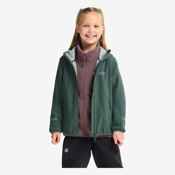 Jack Wolfskin FOURWINDS JKT K Kinder - Softshelljacke Ansicht 7