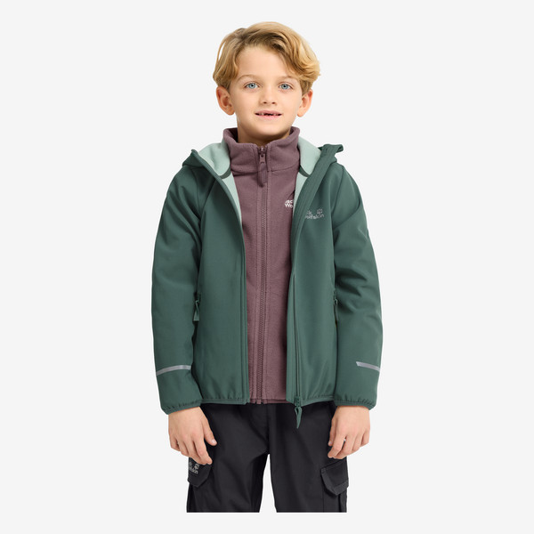 Jack Wolfskin FOURWINDS JKT K Kinder - Softshelljacke Ansicht 6