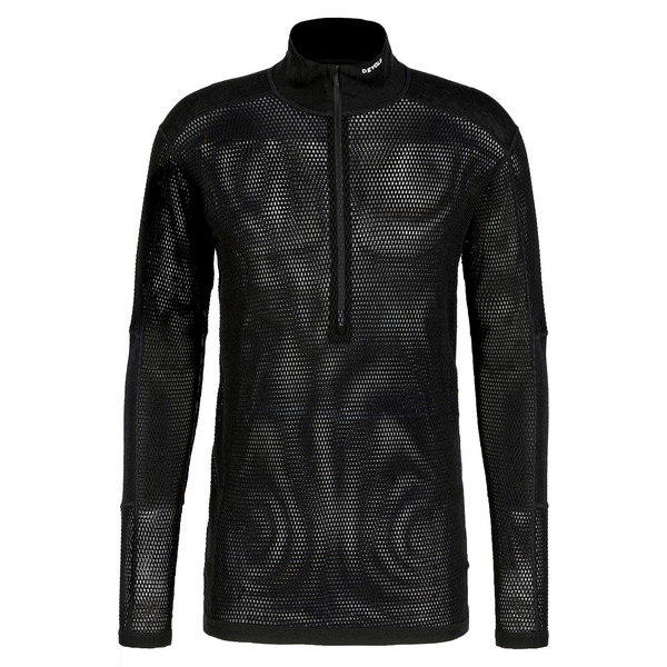 WOOL MESH PRO ZIP NECK MAN Herren - Funktionsshirt