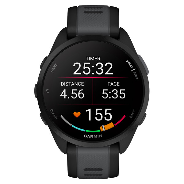FORERUNNER 165 - Smartwatch-SCHWARZ/SCHIEFERGRAU