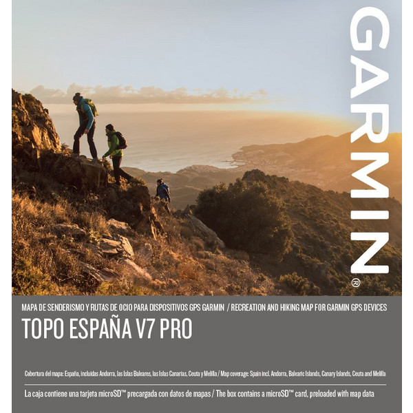 MICROSD/SD KARTE: TOPO SPANIEN V7 PRO - Karte