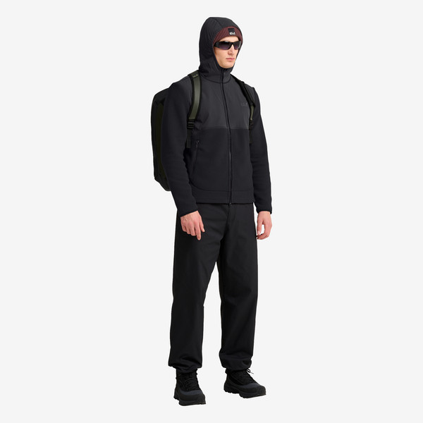 Jack Wolfskin LITE CURL HOODED FZ M Herren - Fleecejacke Ansicht 5