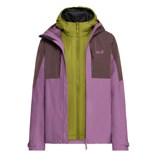 Jack Wolfskin HIKEMINDED 3IN1 JKT W Damen - Doppeljacke Ansicht 3