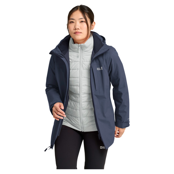 Jack Wolfskin HUNBERG 2 3IN1 JKT W Damen - Doppeljacke Ansicht 8