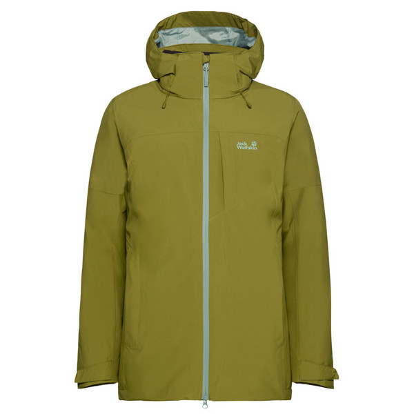 HUNBERG 2 3IN1 JKT W Damen - Doppeljacke-KHAKI GREEN