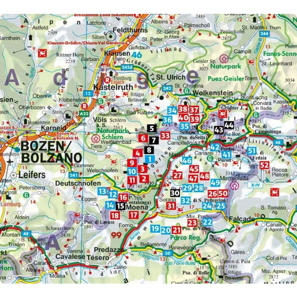 ROTHER WANDERFÜHRER DOLOMITEN - FASSATAL. 52 TOUREN Ansicht 2