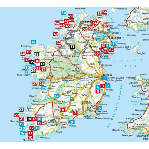 ROTHER WANDERFÜHRER IRLAND MIT NORDIRLAND. 65 TOUREN Ansicht 2