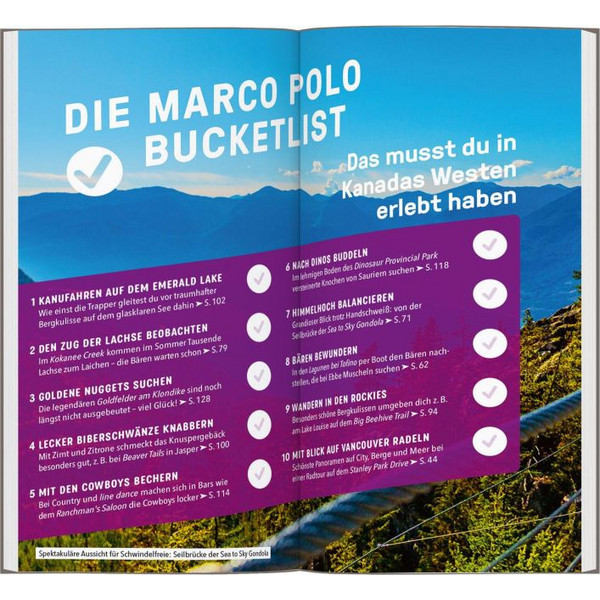 MARCO POLO REISEFÜHRER KANADA WEST, ROCKY MOUNTAINS Ansicht 2