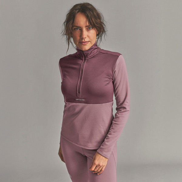 Ortovox FLEECE LIGHT ZIP NECK W Damen - Fleecepullover Ansicht 3
