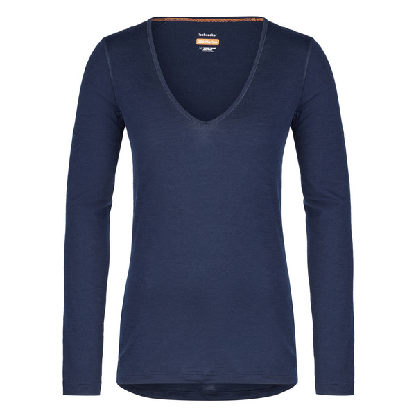 WOMEN MERINO 200 OASIS LS V NECK Damen - Langarmshirt
