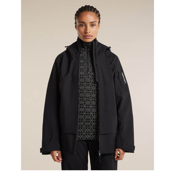 Icebreaker WOMEN MERINO 260 TECH VERTEX LS HZ ALPGEO Damen - Funktionsunterwäsche Ansicht 6