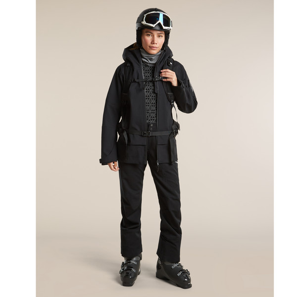 Icebreaker WOMEN MERINO 260 TECH VRTX H R LEG ALPGEO Damen - Funktionsunterwäsche Ansicht 6