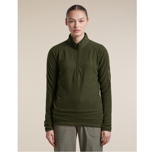 Icebreaker WOMEN MERINO 400 REALFLEECE GRID LS HZ Damen - Fleecepullover Ansicht 2