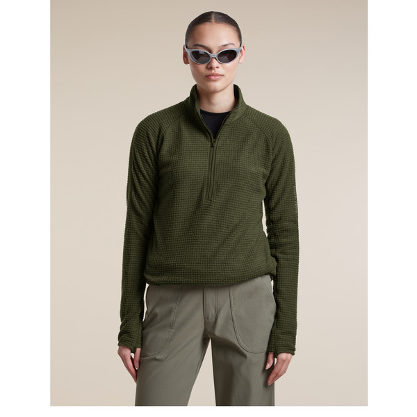 Icebreaker WOMEN MERINO 400 REALFLEECE GRID LS HZ Damen - Fleecepullover Ansicht 10