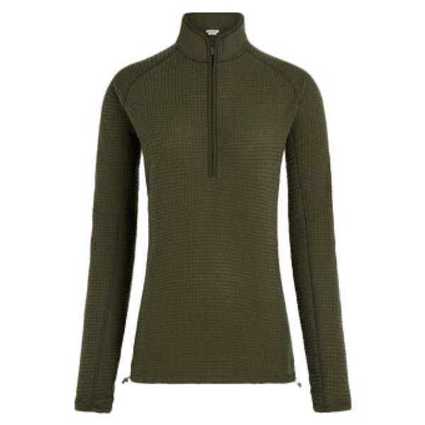 WOMEN MERINO 400 REALFLEECE GRID LS HZ Damen - Fleecepullover