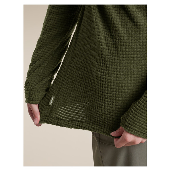 Icebreaker WOMEN MERINO 400 REALFLEECE GRID LS HZ Damen - Fleecepullover Ansicht 8