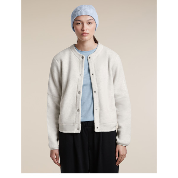 Icebreaker WOMEN MERINO 800 REALF CLASS PILE CARDIGAN Damen - Wolljacke Ansicht 7
