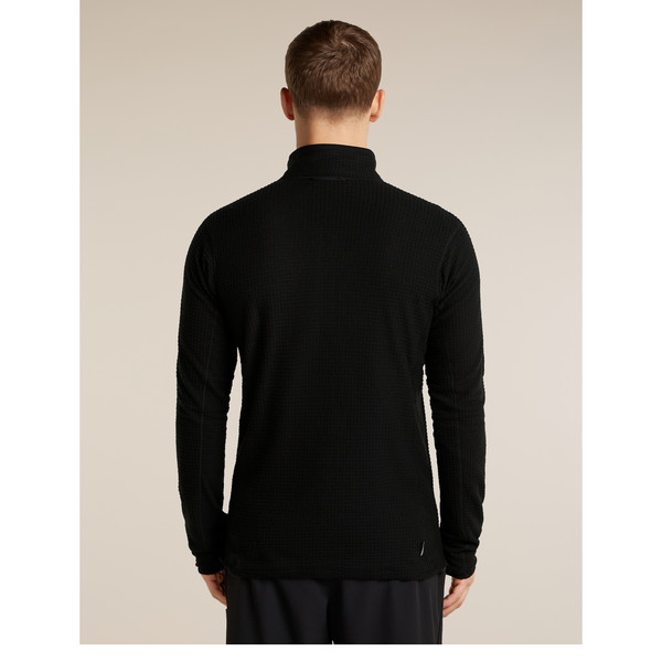 Icebreaker MEN MERINO 400 REALFLEECE GRID LS HALF ZIP Herren - Fleecepullover Ansicht 3