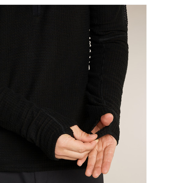 Icebreaker MEN MERINO 400 REALFLEECE GRID LS HALF ZIP Herren - Fleecepullover Ansicht 9