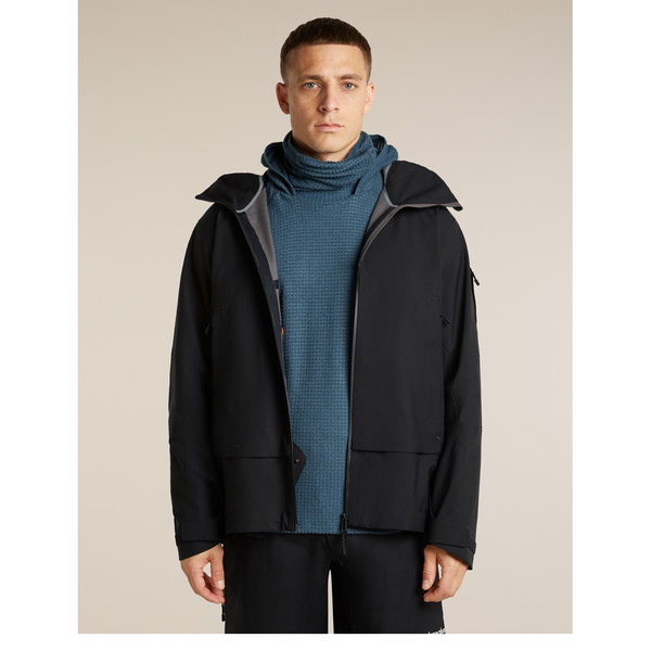 Icebreaker MEN MERINO 400 REALFLEECE GRID PULOVER HOOD Herren - Wollpullover Ansicht 9