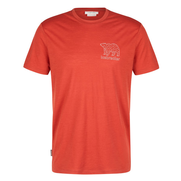 MEN MERINO 150 TECH LITE SS TEE FOREST FOOTSC Herren - Funktionsshirt