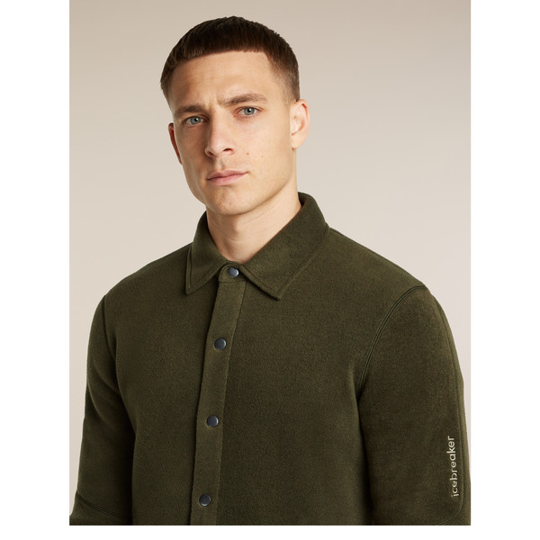 Icebreaker MEN MERINO 800 REALF CLASSIC PILE SHACKET Herren - Hemdjacke Ansicht 6