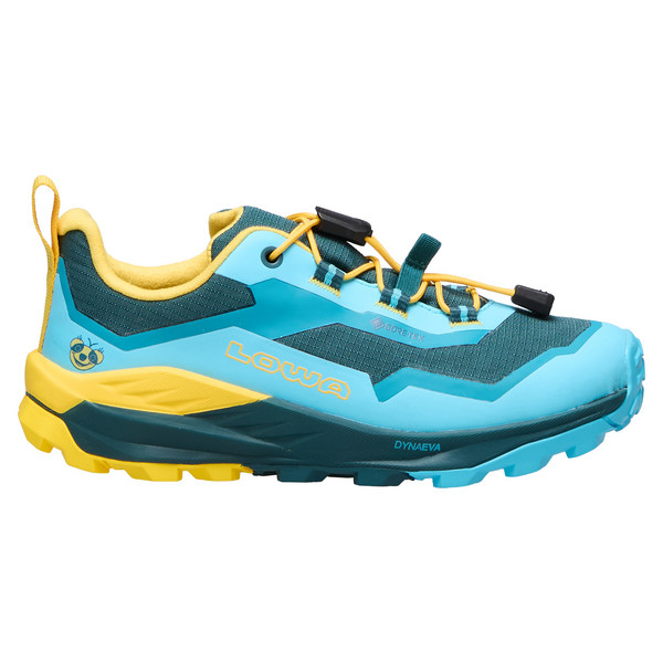 FAULI GTX LO JR Kinder - Wanderschuhe-PETROL/YELLOW